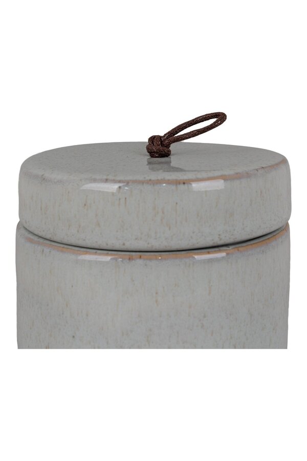Topf – Grau, Steingut, Ø 10,5 x 10 cm