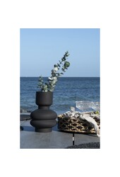 Vase – Schwarz, Glas, Ø 15 x 22 cm
