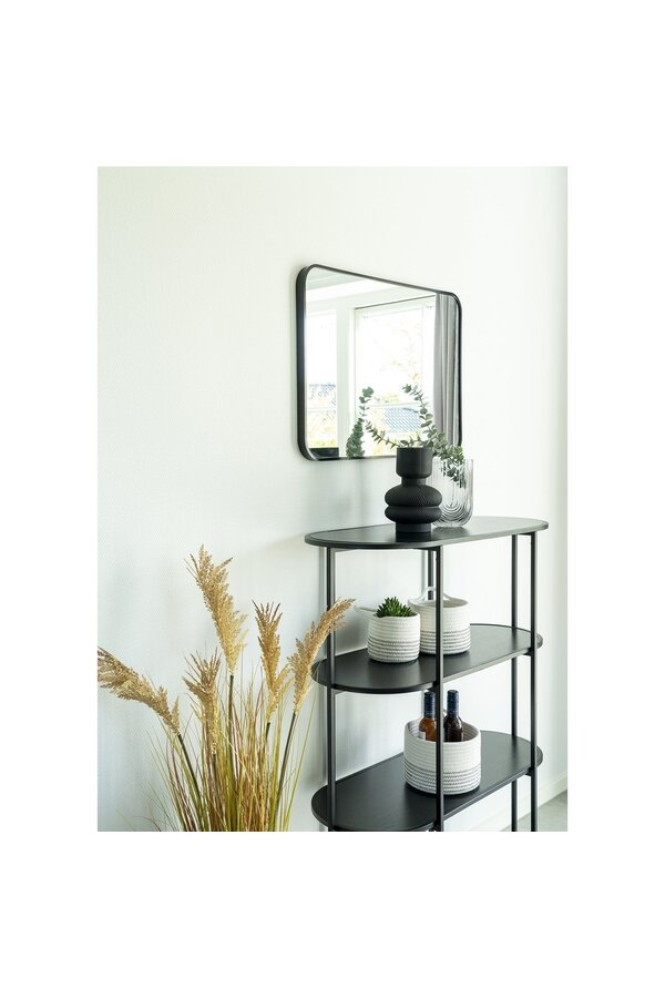 Vase – Schwarz, Glas, Ø 15 x 22 cm