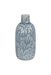 Vase – Blau, Keramik, 12 x 26 cm