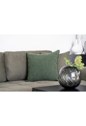 Lismore Kissen – Kissen, Polyester, Baumwolle, grün, 45 x 45 cm