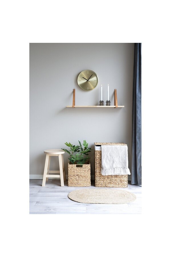 Cort Plaid – Elfenbein/Beige, 100 % recycelte Baumwolle, 130 x 160 cm