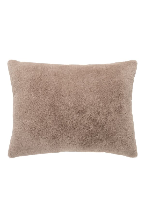 Evora Kissen – Hellbraun, Polyester, Baumwolle, 45 x 60 cm