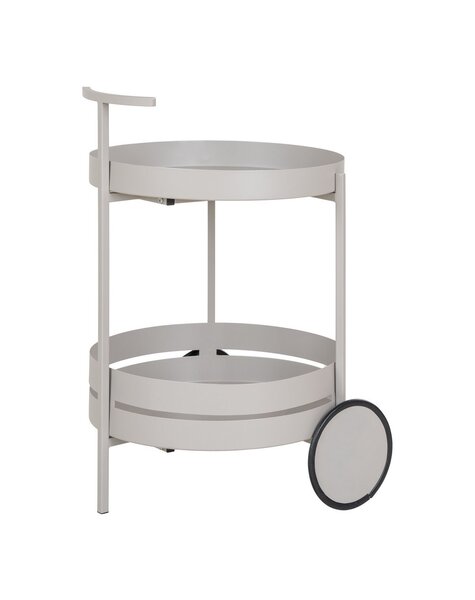 Beja Bartrolley – Stahl, Kühlgrau – 40 x 49,5 x 61 cm