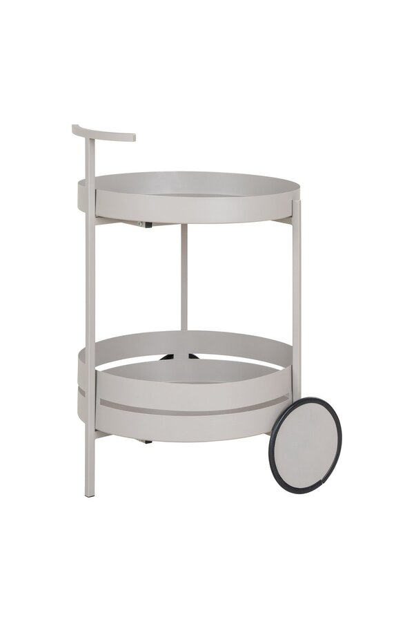 Beja Bartrolley – Stahl, Kühlgrau – 40 x 49,5 x 61 cm
