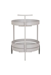 Beja Bartrolley – Stahl, Kühlgrau – 40 x 49,5 x 61 cm