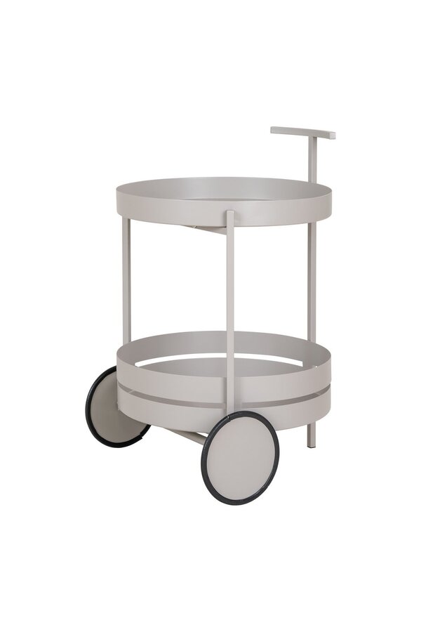 Beja Bartrolley – Stahl, Kühlgrau – 40 x 49,5 x 61 cm