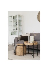 Alanya Plaid – Plaid, braun/beige/weiß, Baumwolle, Polyester, 130 x 180 cm