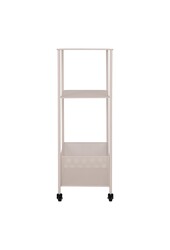 Torres Metalen Kar - Staal, Grijs, 3 planken, 35x35x100 cm