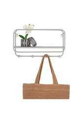 Feira Hoedenplank - Cool Grey, Staal, 45x15x25 cm