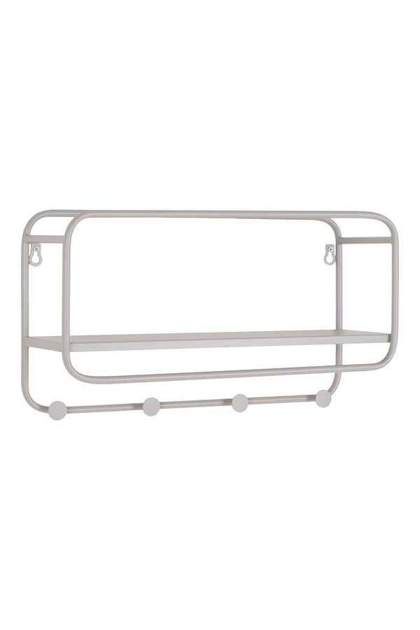 Feira Hoedenplank - Cool Grey, Staal, 45x15x25 cm