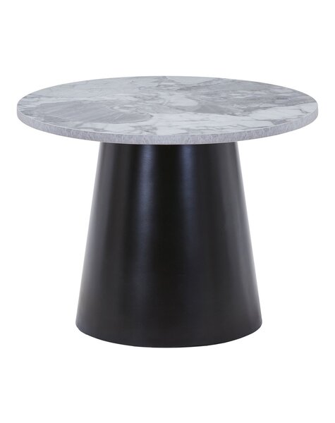 Brito salontafel - Grijs/zwart, melamine/staal/mdf, 60x60x45 cm