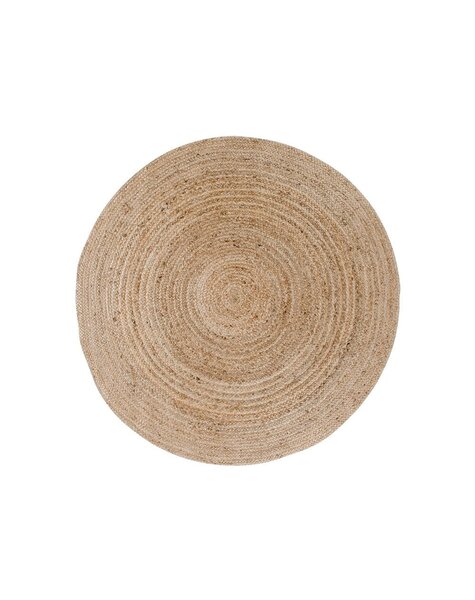 Bombay Vloerkleed - Gevlochten jute, naturel - Ø90 cm