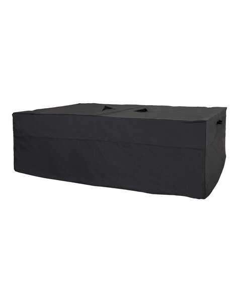 Luxusbezug – Schwarz, 100 % Polyester, 210 x 180 x 95 cm