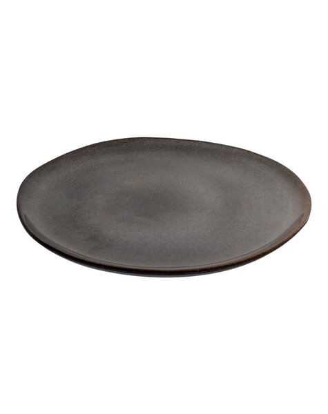 Selma Dinner Plate - Dinerbord, keramiek, grijs/bruin, ø27cm, set van 4