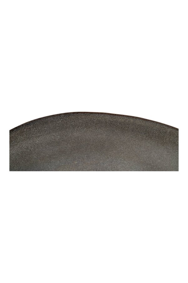 Selma Lunch Plate - Lunchbord, keramiek, grijs/bruin, ø21 cm, set van 4