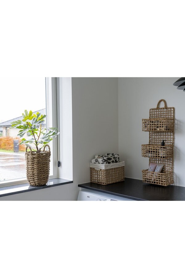 Bustelo Basket – Korb, Papier, naturfarben, 2er-Set