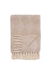 Bursa Plaid - Taupe/Beige, Baumwolle, Polyester, 130 x 180 cm