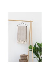 Bursa Plaid - Taupe/Beige, Baumwolle, Polyester, 130 x 180 cm