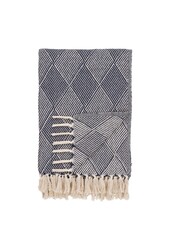 Izmir Plaid – Blau, Baumwolle, Polyester, 130 x 180 cm