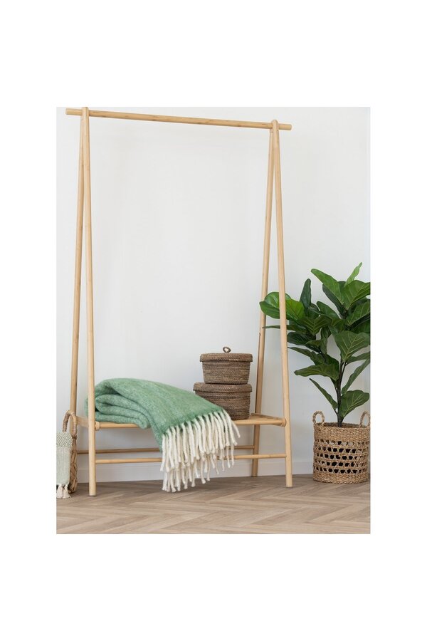 Carmel Plaid – grün, Wolle, 130 x 170 cm