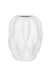 Vase – Vase, Keramik, beige, 19,5 x 19,5 x 26 cm