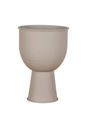 Amalfi Blumentopf – Sand, Stahl, Ø 19 x 27 cm