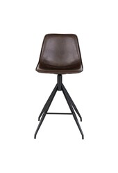 Monaco Counter Chair – Braun, PU/Stahl, 51 x 44 x 96 cm – 2er-Set