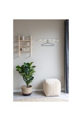 Abano Garderobe – Garderobe, Pappelholz, natur, L: 70 cm