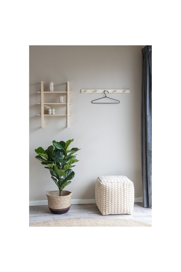 Abano Garderobe – Garderobe, Pappelholz, natur, L: 70 cm