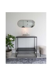 Jersey Spiegel – Messingoptik, Stahl, 35 x 80 x 0,5 cm