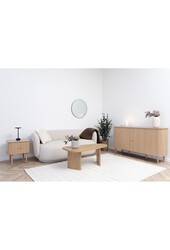 Nikko Side Board – Natur, MDF/Kiefer, 140 x 40 x 79 cm