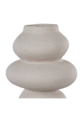 Vase – Beige, Steingut, Ø 14,5 x 26,5 cm