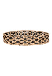 Nerja Tablett – Seegras, Schwarz/Natur – Ø 38 cm