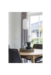 Nerja Tablett – Seegras, Schwarz/Natur – Ø 38 cm