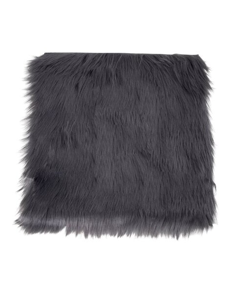 Sitzfläche aus Kunstleder – Grau, Polyester, 40 x 40 x 6,5 cm