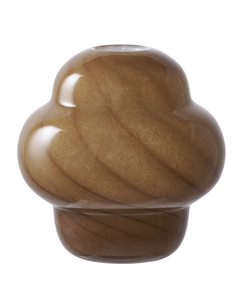 Vase – Braun, Glas, Ø 16,5 x 17 cm