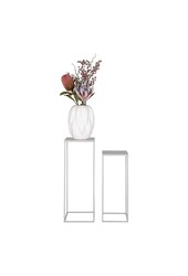 Beja Blumenständer – Blumenständer, Stahl, kühles Grau, 2er-Set