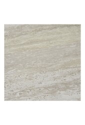 Aalst Couchtisch – Schwarz/Beige, Stahl, MDF, Ø55x45cm