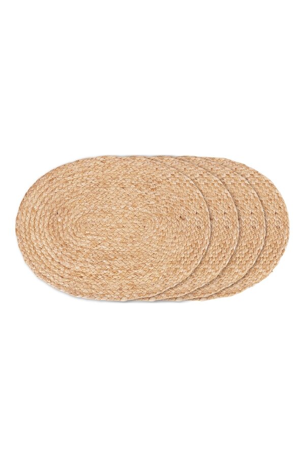 Bombay Tischset – Natur, Jute, 35 x 45 cm – 4er-Set