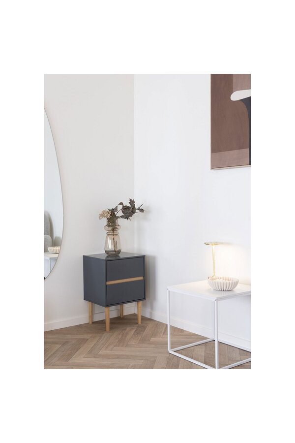 Vita Beistelltisch – 45 x 45 x 45 cm – Weiß