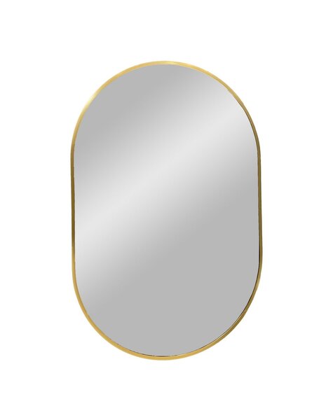 Madrid Spiegel – Messing, Aluminium/Glas, 50 x 80 cm