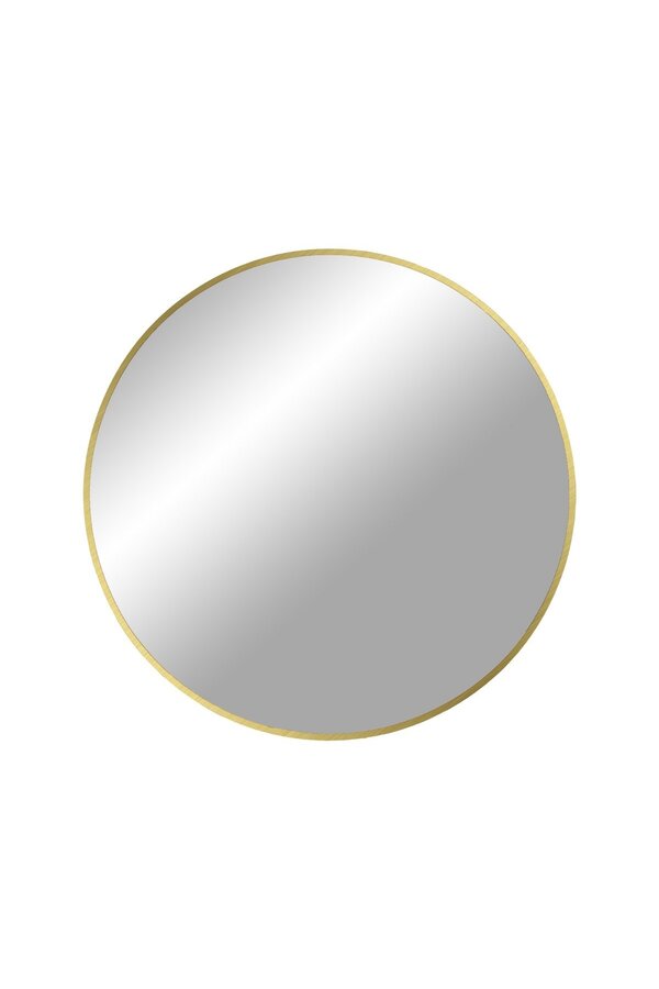Madrid Spiegel – Aluminium, Glas, Messing – Ø 60 cm
