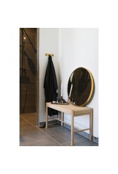 Madrid Spiegel – Aluminium, Glas, Messing – Ø 60 cm