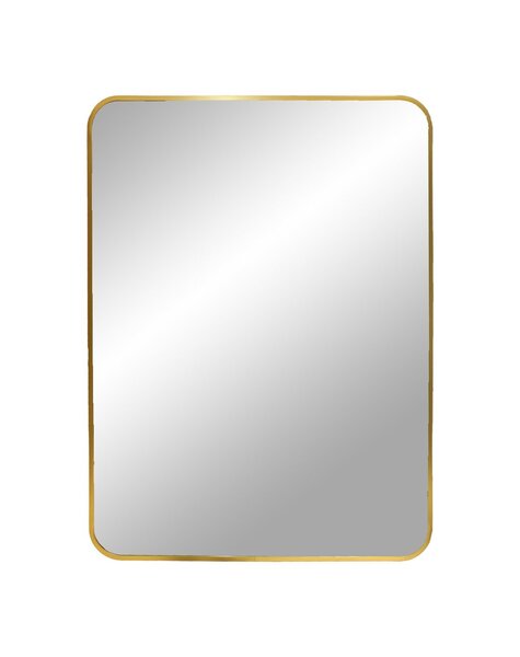 Madrid Spiegel – Messing, Aluminium, Glas, 50 x 70 cm