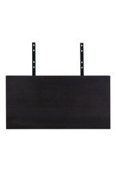 Verlängerungsplatten für Tisch Toulon/Montpellier/Bordeaux – Schwarz, Eiche/Stahl, 95 x 50 x 4 cm – 2er-Set