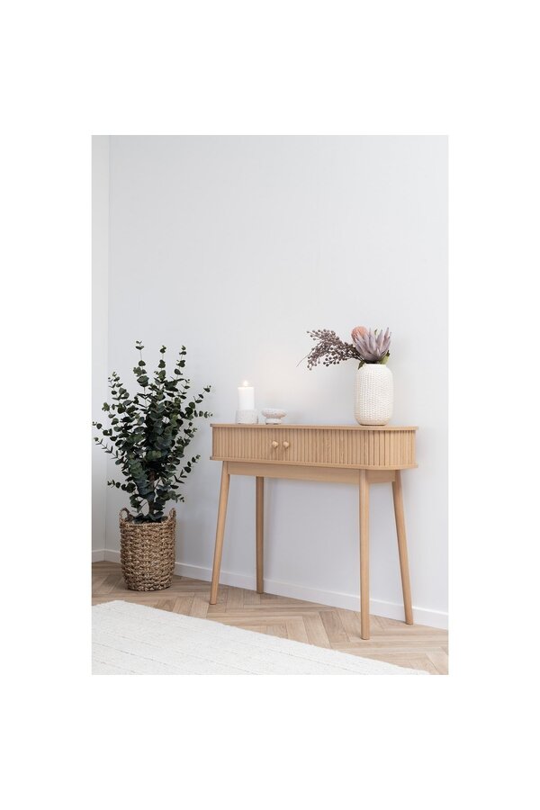 Nikko Konsolentisch – Natur, MDF/Genen, 100 x 30 x 80,5 cm