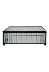 Santorini Box – Transparent, Glas/Metall, 20 x 13 x 7 cm