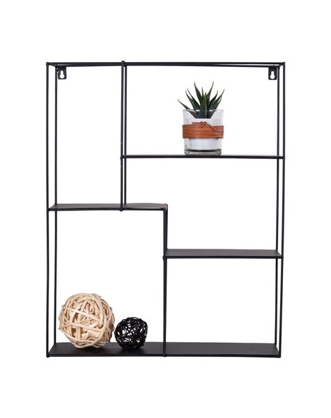 Mons Plank – Schwarz, Stahl, 40,5 x 10,5 x 50 cm