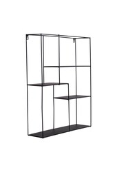 Mons Plank – Schwarz, Stahl, 40,5 x 10,5 x 50 cm